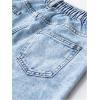 image:imageGORGLITTER Girls Cute Heart Print Wide Leg Jeans Zipper Baggy Denim Pants with Pockets for TeenLight Wash