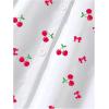 image:imageGORGLITTER Girls Dresses Cute Summer Birthday Halter Cherry Print Button Down Sleeveless Backless A Line Mini DressesWhite