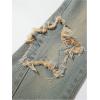 image:imageGORGLITTER Girls Flare Baggy Jeans Denim High Waisted Straight Wide Leg Bell Bottom Jeans Long Joggers PantsMedium Wash
