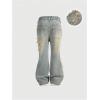 image:imageGORGLITTER Girls Flare Baggy Jeans Denim High Waisted Straight Wide Leg Bell Bottom Jeans Long Joggers PantsMedium Wash
