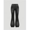 image:imageGORGLITTER Girls Flare Jeans High Waisted Bell Bottom Denim Pants with PocketsDark Grey