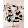 image:imageGORGLITTER Girls Heart Zip Up Hoodie Long Sleeve Cute Fuzzy Jacket Winter Coat Trendy Hooded SweatshirtApricot