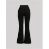 image:imageGORGLITTER Girls Jeans Flare Bell Bottom Cute High Waist Denim Pants with Pockets Dressy 2026Black