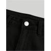 image:imageGORGLITTER Girls Jeans Flare Bell Bottom Cute High Waist Denim Pants with Pockets Dressy 2026Black