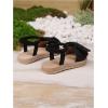 image:imageGORGLITTER Girls Sandals Summer Beach Dressy Bow Ankle Strap Close Toe Sandals Open Toe Bridal Cute Vacation SandalsBlack