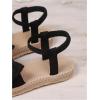 image:imageGORGLITTER Girls Sandals Summer Beach Dressy Bow Ankle Strap Close Toe Sandals Open Toe Bridal Cute Vacation SandalsBlack