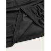 image:imageGORGLITTER Girls Skirts Cute Ruched Bodycon Mini Skirt Fitted Short Skirts 812Y Black 10 Years