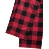 image:imageGORGLITTER Womens 3 Piece Plaid Pajamas Pants Set Cami Top with Shorts Loungewear SleepwearRed and Black