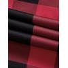 image:imageGORGLITTER Womens 3 Piece Plaid Pajamas Pants Set Cami Top with Shorts Loungewear SleepwearRed and Black