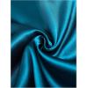 image:imageGORGLITTER Womens 6 Piece Lounge Set Satin Cami Top Shorts Pajama SetsApricot and Blue
