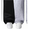 image:imageGORGLITTER Boys Baggy Pants 2 Pack Wide Leg Fashion Athletic Workout Gym Running Jogging Track Pants with PocketBlack and Grey