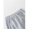 image:imageGORGLITTER Boys Baggy Sweatpants 2 Piece Wide Leg Elastic Waist Jogger Sweat Pants with PocketsBlack and Grey