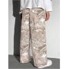 image:imageGORGLITTER Boys Camo Print Baggy Pants Elastic Waist Straight Leg Track Pants Fashion 2026 StreetwearApricot