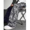 image:imageGORGLITTER Boys Camo Print Baggy Pants Elastic Waist Straight Leg Track Pants Fashion 2026 StreetwearGrey Camo