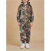 image:imageGORGLITTER Boys Fall Outfit Set Camo Print Long Sleeve Hoodies Hooded Sweatshirt and Graphic Jogger Sweat Pants SetsMulticolor
