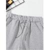 image:imageGORGLITTER Boys Fleece Sweatpants Graphic Elastic Waist Jogger Pants with PocketsGrey