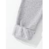 image:imageGORGLITTER Boys Fleece Sweatpants Graphic Elastic Waist Jogger Pants with PocketsGrey