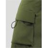 image:imageGORGLITTER Boys Pants Baggy Cargo Wide Leg Pants Casual Y2K Flap Pocket Side Elastic Waist Loose Trousers 816YArmy Green