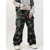 image:imageGORGLITTER Boys Pants Baggy Wide Leg Cargo Pants Casual Y2K Sweatpants Elastic Waist Trousers Clothes 816YGreen