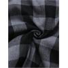 image:imageGORGLITTER Boys Plaid Flannel Button Down Halloween Shirts Fall Long Sleeve Hooded Blouse Dressy Outfits ClothingGrey