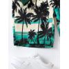 image:imageGORGLITTER Boys Summer Outfits Tropical Print Sleeveless Beach Tank Tops Hawaiian Vacation Shorts SetsArmy Green