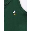 image:imageGORGLITTER Boys Summer Outfits Tropical Print Sleeveless Beach Tank Tops Hawaiian Vacation Shorts SetsArmy Green