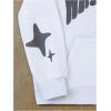 image:imageGORGLITTER Boys Y2K Hoodie Zip Up Long Sleeve Sweatshirt Graphic Lettter Print Fashion Jacket Hooded Sweatshirt 2025White