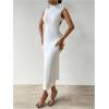 image:imageGORGLITTER Womens Backless Maxi Dress Evening Gowns Formal Elegant Classy Cocktail Club Open Back Going Out Sun DressWhite