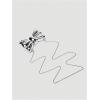 image:imageGORGLITTER Womens Bow Purse Mini Crossbody Evening Bag for Wedding Party PromSolid Silver