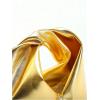 image:imageGORGLITTER Womens Clutch Bags Metallic Twist Ruched Top Handle Bag PU Leather HandbagsGold
