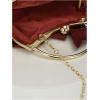 image:imageGORGLITTER Womens Clutch Purse Floral Formal Evening Handbag Chain Strap Shoulder BagBurgundy