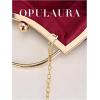image:imageGORGLITTER Womens Clutch Purse Floral Formal Evening Handbag Chain Strap Shoulder BagRed