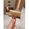 image:imageGORGLITTER Womens Clutch Purses PU Leather Formal Evening Bags Metal Chain Handbags Trendy 2026Gold