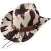 image:imageGORGLITTER Womens Cowboy Hat Cow Print Western Trendy Metal Bull Hatband Party Cowgirl Hats Vacation 2026Khaki