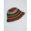image:imageGORGLITTER Womens Crochet Hats Striped Colorblock Knitted Bucket Hat Beanies CapCoffee Brown