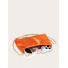image:imageGORGLITTER Womens Evening Bag Birthday Wedding Party Prom Handbag Small Dressy Formal Purse Pleated Satin ClutchOrange