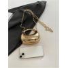 image:imageGORGLITTER Womens Gold Crossbody Mini Clutch Purse Metallic Chain Handbags Cocktail Evening BagsGold