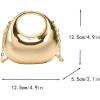 image:imageGORGLITTER Womens Gold Crossbody Mini Clutch Purse Metallic Chain Handbags Cocktail Evening BagsGold