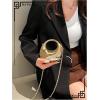 image:imageGORGLITTER Womens Gold Crossbody Mini Clutch Purse Metallic Chain Handbags Cocktail Evening BagsGold