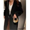 image:imageGORGLITTER Womens Gold Crossbody Mini Clutch Purse Metallic Chain Handbags Cocktail Evening BagsGold