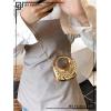 image:imageGORGLITTER Womens Gold Crossbody Mini Clutch Purse Metallic Chain Handbags Cocktail Evening BagsGold1