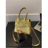 image:imageGORGLITTER Womens Gold Mini Bag Metallic Top Handle Crossbody Evening Party Handbag Purses Formal Flap Clutch BagsGold