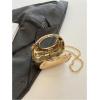 image:imageGORGLITTER Womens Metallic Clutch Purse Glamourous Crossbody Handbags Top Handle Mini Chain BagsGold