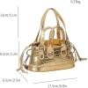 image:imageGORGLITTER Womens Mini Purse Y2K Metallic Crossbody Bags Evening Party Clutchs Formal Handbag PursesGold