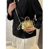 image:imageGORGLITTER Womens Mini Purse Y2K Metallic Crossbody Bags Evening Party Clutchs Formal Handbag PursesGold