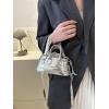 image:imageGORGLITTER Womens Mini Purse Y2K Metallic Crossbody Bags Evening Party Clutchs Formal Handbag PursesSilver