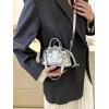 image:imageGORGLITTER Womens Mini Purse Y2K Metallic Crossbody Bags Evening Party Clutchs Formal Handbag PursesSilver