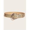image:imageGORGLITTER Womens Rhinestone Cowgirl Belts Bling Western Leather Belt for Jeans PantsGold