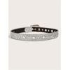 image:imageGORGLITTER Womens Rhinestone Cowgirl Belts Bling Western Leather Belt for Jeans PantsSilver