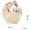 image:imageGORGLITTER Womens Satin Clutch Purses Knot Evening Bags Small Handbag Wedding Guest Clutch Trendy Purses 2026Champagne